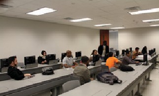 Students in the Special Computer Lab